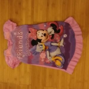 Disney Girls Minnie and Daisy Friends Forwver short sleeve nightgown